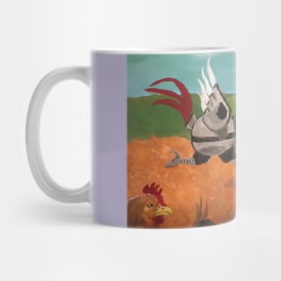 What's a matter, colonel Sanders, chicken? Mug